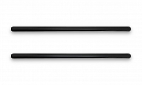 Комплект аэродинамических дуг Евродеталь (с пазами) 110 см (анодированные) чёрные