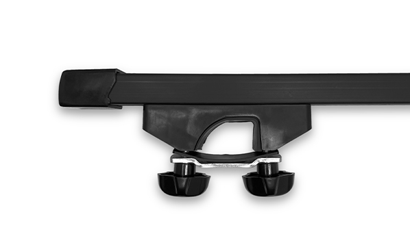 Багажник на крышу Евродеталь (эконом) 150 см на стандартные рейлинги