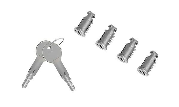 Набор замков для багажника Атлант (4 шт.) + ключи (2 шт.)