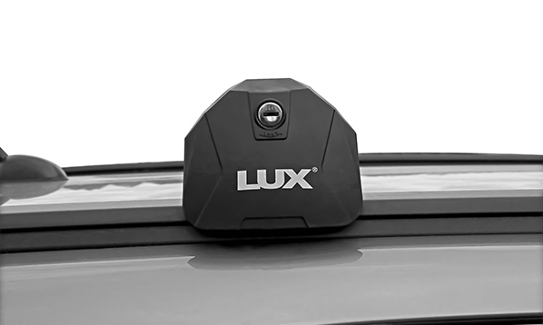 Багажник на крышу на инт. рейлинги Lux Scout БК-6 110 см (серебристый)