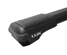 Багажник на рейлинги Lux Хантер L47-B (чёрный)