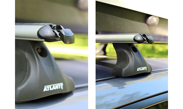 Комплект опор Atlant E 7002 для автомобилей c гладкой крышей (4 шт)