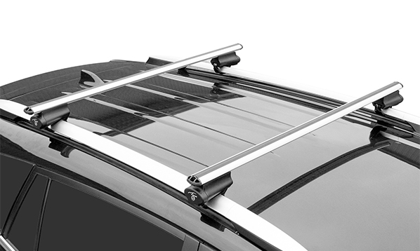 Багажник на рейлинги Lux Бэлт 130 см (аэро)