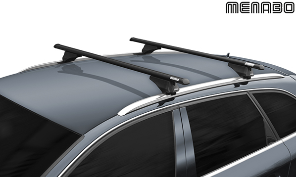Багажник на крышу Menabo Tiger Black (L=120 см)
