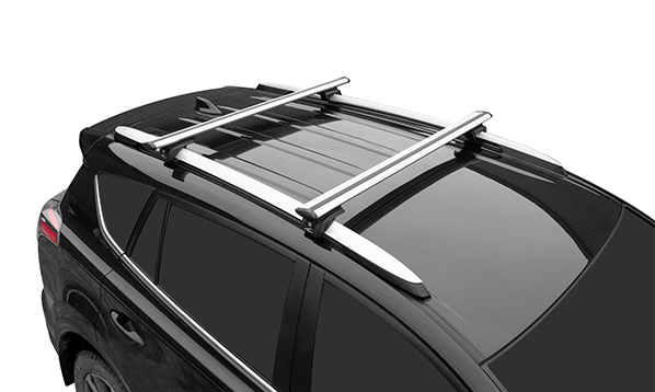 Багажник на рейлинги Lux Элегант 130 см (крыло)