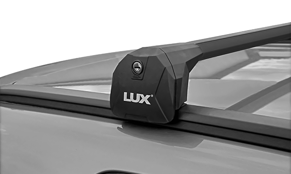Багажник на крышу на инт. рейлинги Lux Scout БК-6 110 см (чёрный)