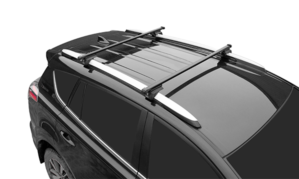 Багажник на рейлинги Lux Элегант 120 см (прямоугольные)