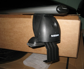 Оригинальный багажник Nissan Note (аллю-ые дуги)