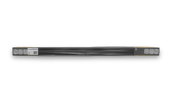 Комплект крыловидных дуг Евродеталь (с пазами) 125 см (анодированные) чёрные