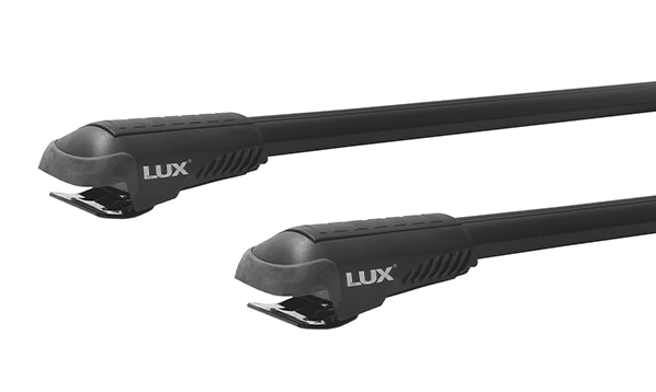 Багажник на рейлинги Lux Хантер L53-B (чёрный)