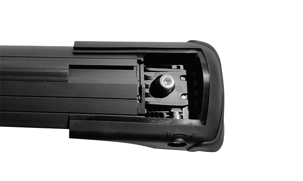 Багажник на рейлинги Lux Хантер для Renault Duster(2015-20) (чёрный)