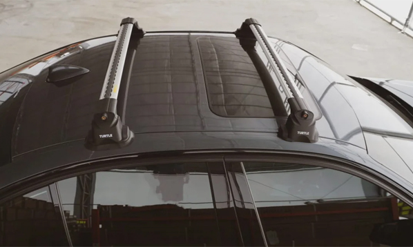 Багажник в штатные места Turtle Air-3 для автомобилей BMW (серебристый)