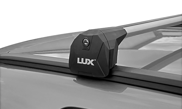 Багажник на крышу на инт. рейлинги Lux Scout БК-6 110 см (серебристый)