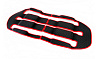 Защитный коврик в боксы Broomer Venture L (черный / красный кант)