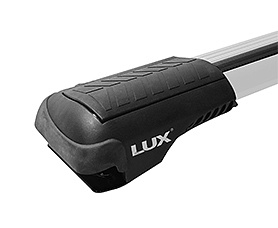 Багажник на рейлинги Lux Хантер L52-R (серебряный)