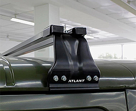 Комплект опор Atlant 18928 для автомобилей c водостоком (2 шт.)