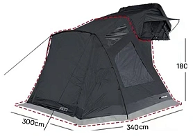 Тамбур AnnexRoom для палатки Arcane Warrior LANDING Hardshell