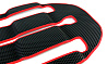 Защитный коврик в боксы Broomer Venture L (черный / красный кант)