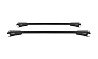 Багажник на рейлинги Lux Хантер L56-B (чёрный)