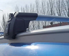 Багажник на крышу Евродеталь Smart I 107 см в сборе (серебристый)