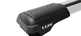 Багажник на рейлинги Lux Хантер L42-R (серебристый)