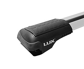 Багажник на рейлинги Lux Хантер L42-R (серебряный)