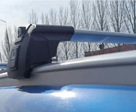 Багажник на крышу Евродеталь Smart I 123 см в сборе (серебристый)