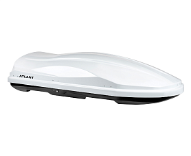 Бокс на крышу Atlant Diamond 430 Белый глянцевый