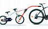 Прицепное устройство детского велосипеда к взрослому Trail Angel (красное)