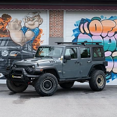 Экспедиционный багажник Arcane Warrior STORM для Jeep Wrangler Sahara JK (2007-2017) короткий/усиленная версия