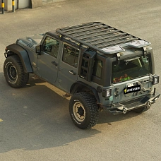 Экспедиционный багажник Arcane Warrior STORM для Jeep Wrangler Sahara JK (2007-2017) Длинный/усиленная версия